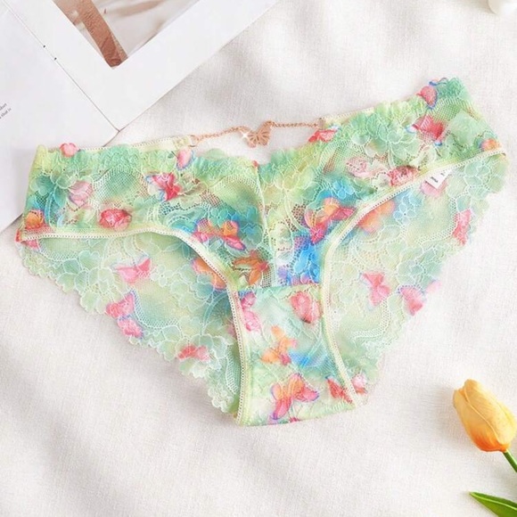 Lemon Green Multi-Color Panty - Picture 5 of 5